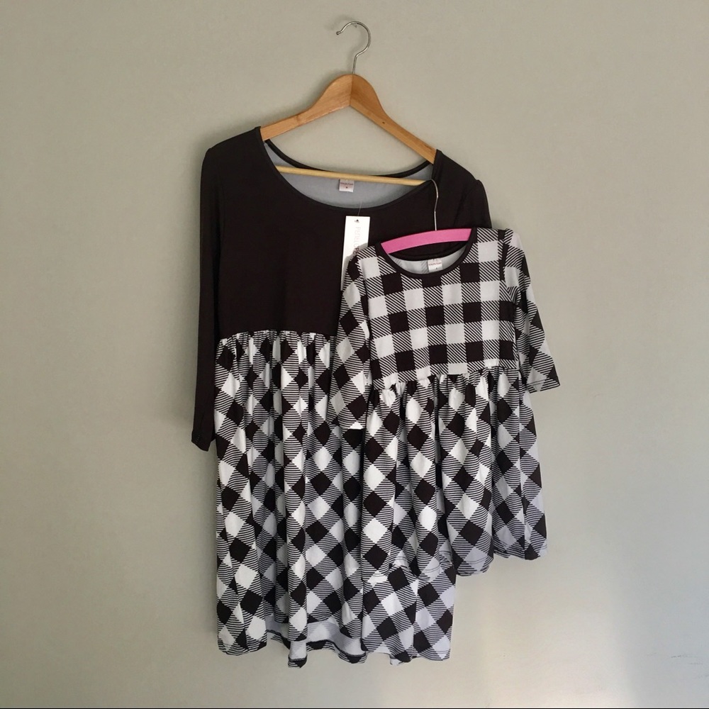 Mommy and Me, Penelope Peplum Dress. Size large/4